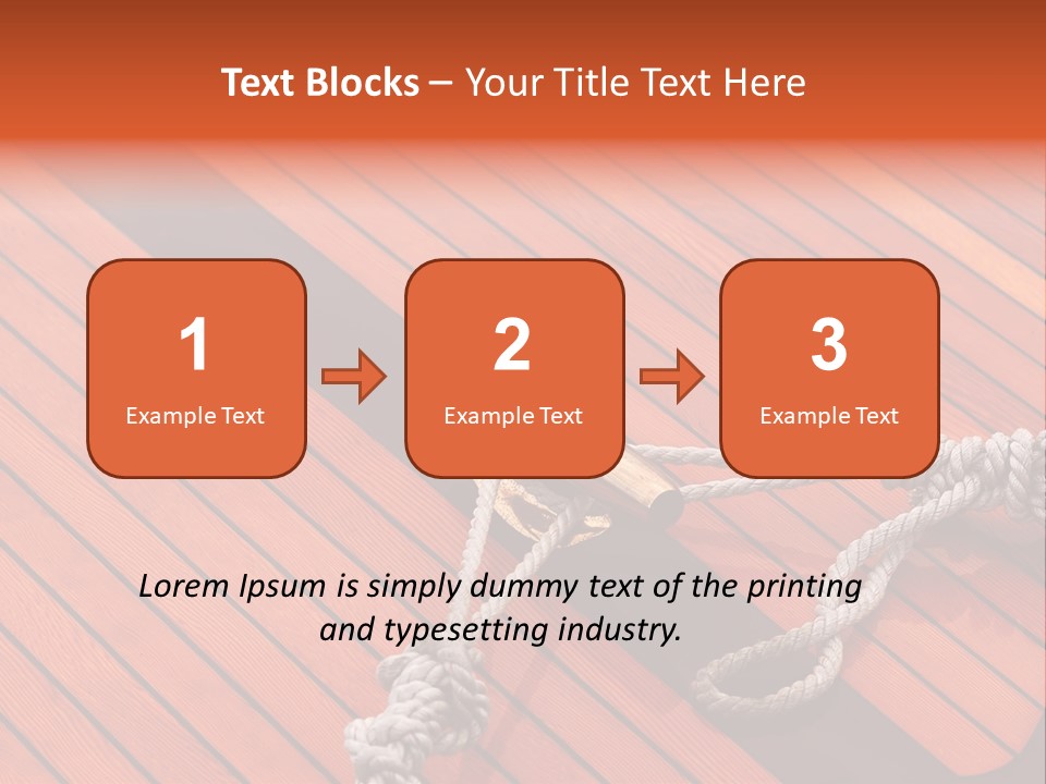 Boat Metal Mahogany PowerPoint Template