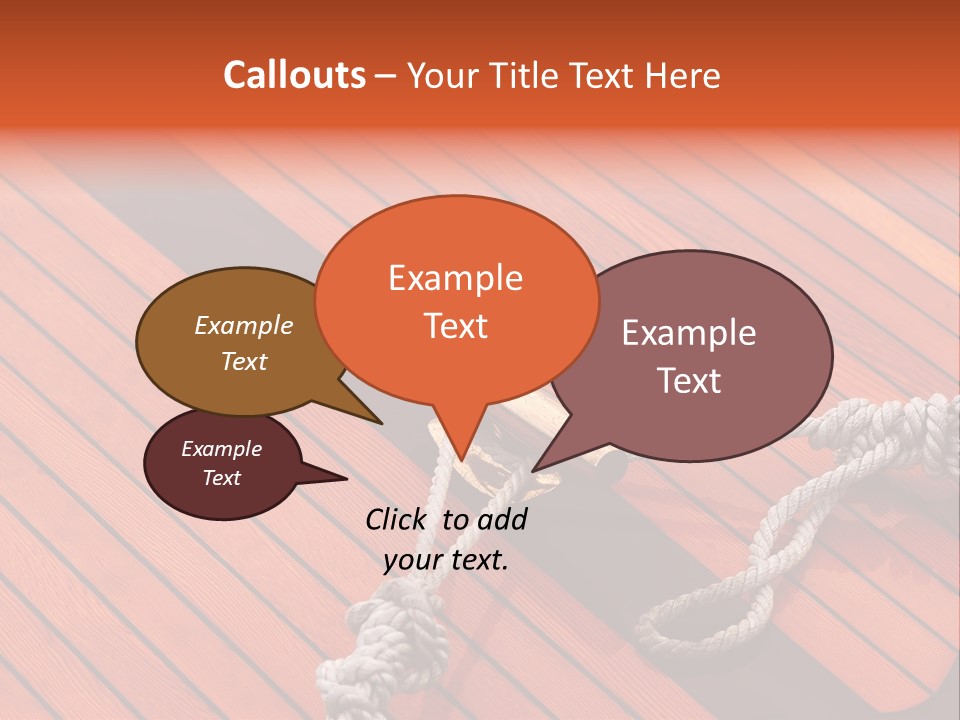 Boat Metal Mahogany PowerPoint Template