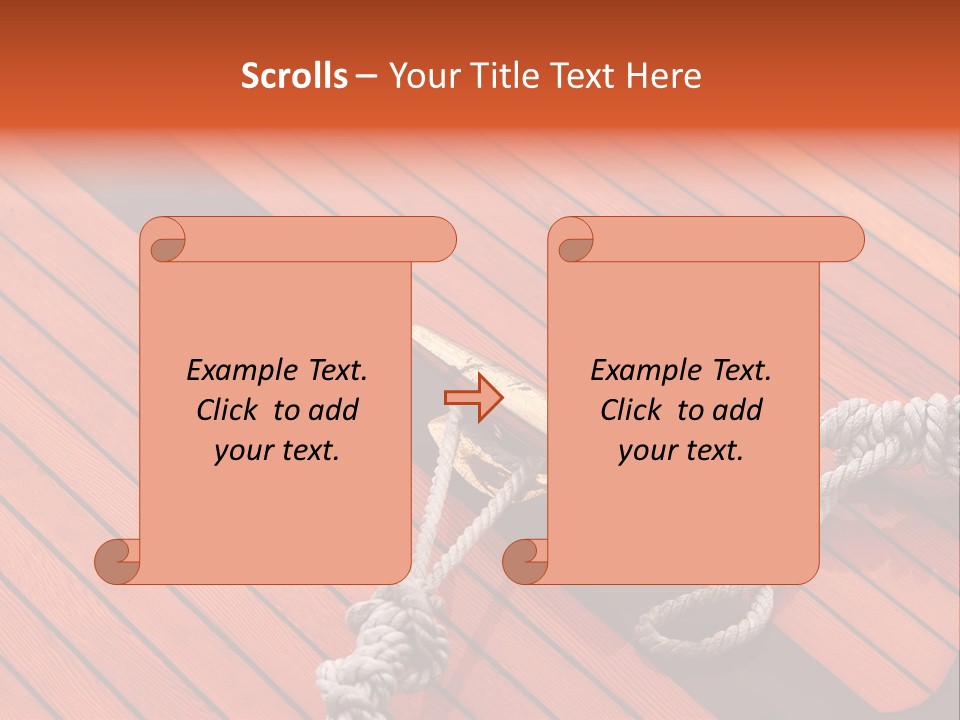 Boat Metal Mahogany PowerPoint Template