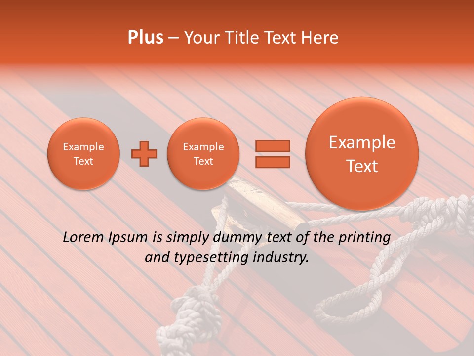 Boat Metal Mahogany PowerPoint Template