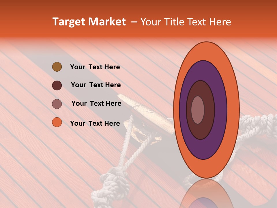 Boat Metal Mahogany PowerPoint Template