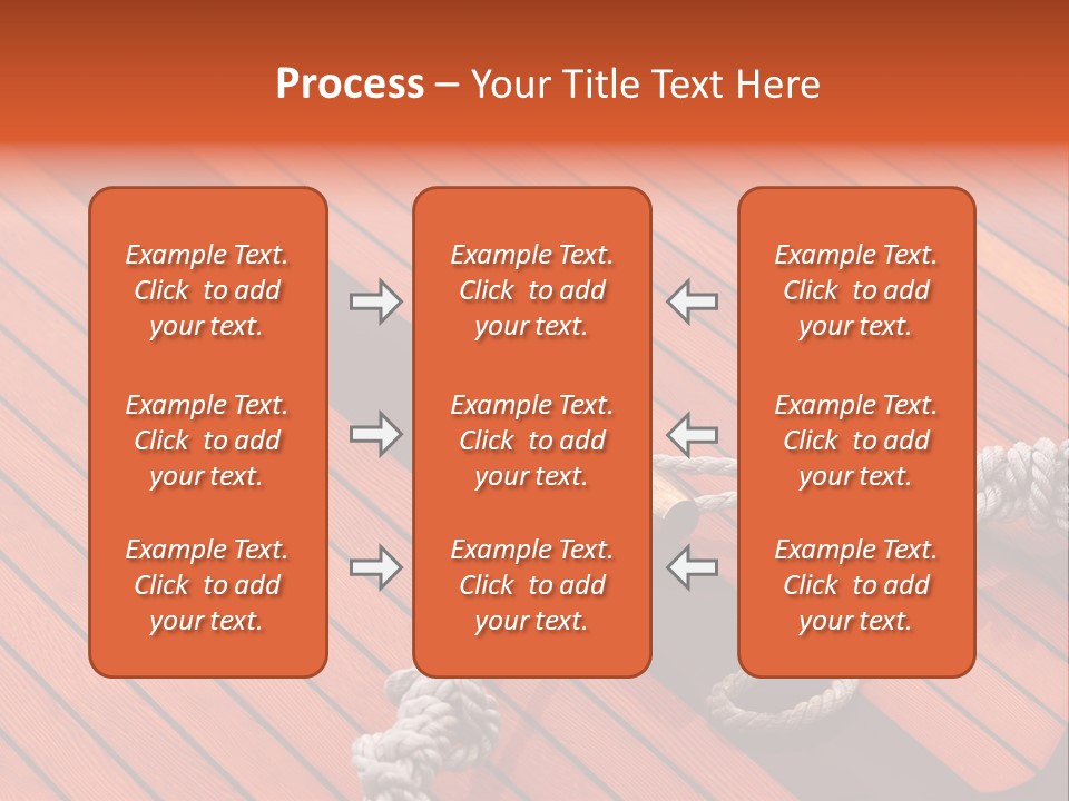 Boat Metal Mahogany PowerPoint Template