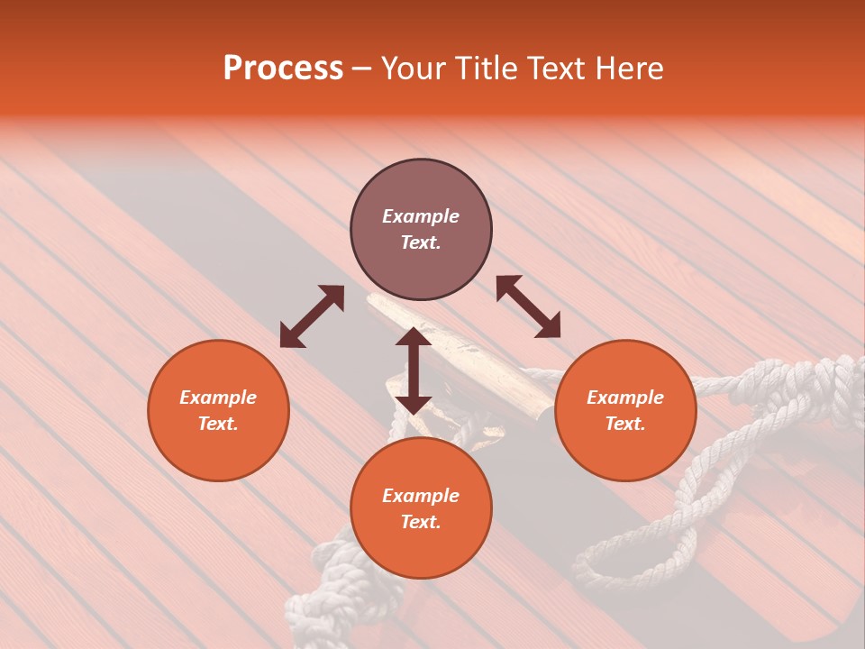 Boat Metal Mahogany PowerPoint Template