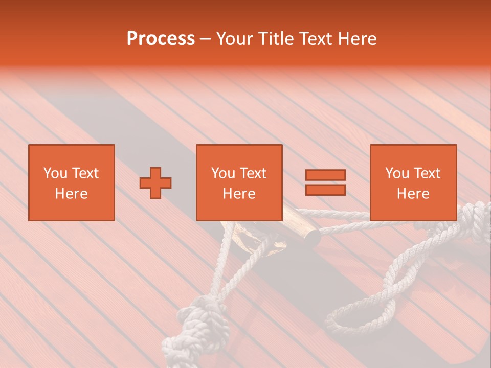 Boat Metal Mahogany PowerPoint Template