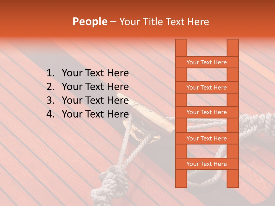 Boat Metal Mahogany PowerPoint Template