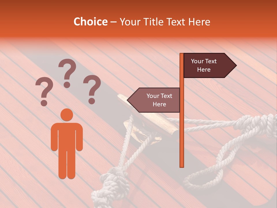 Boat Metal Mahogany PowerPoint Template