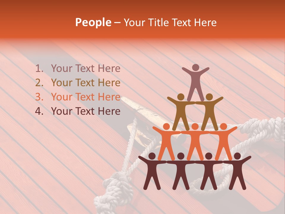 Boat Metal Mahogany PowerPoint Template