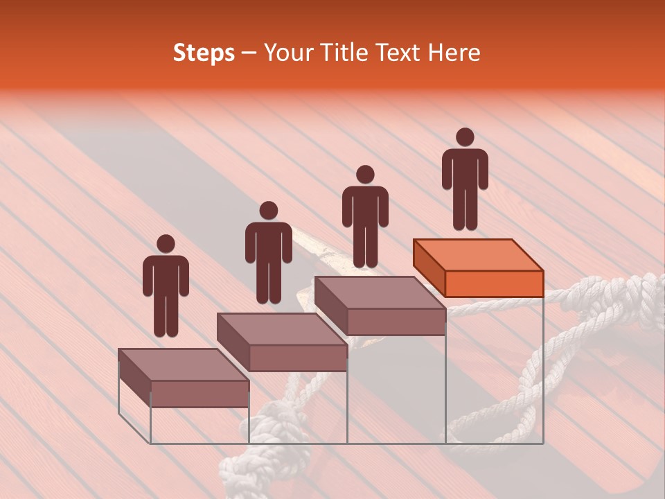 Boat Metal Mahogany PowerPoint Template