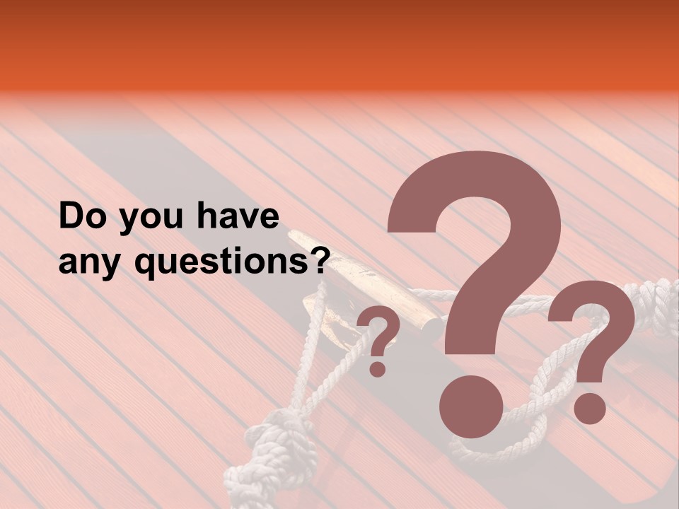 Boat Metal Mahogany PowerPoint Template