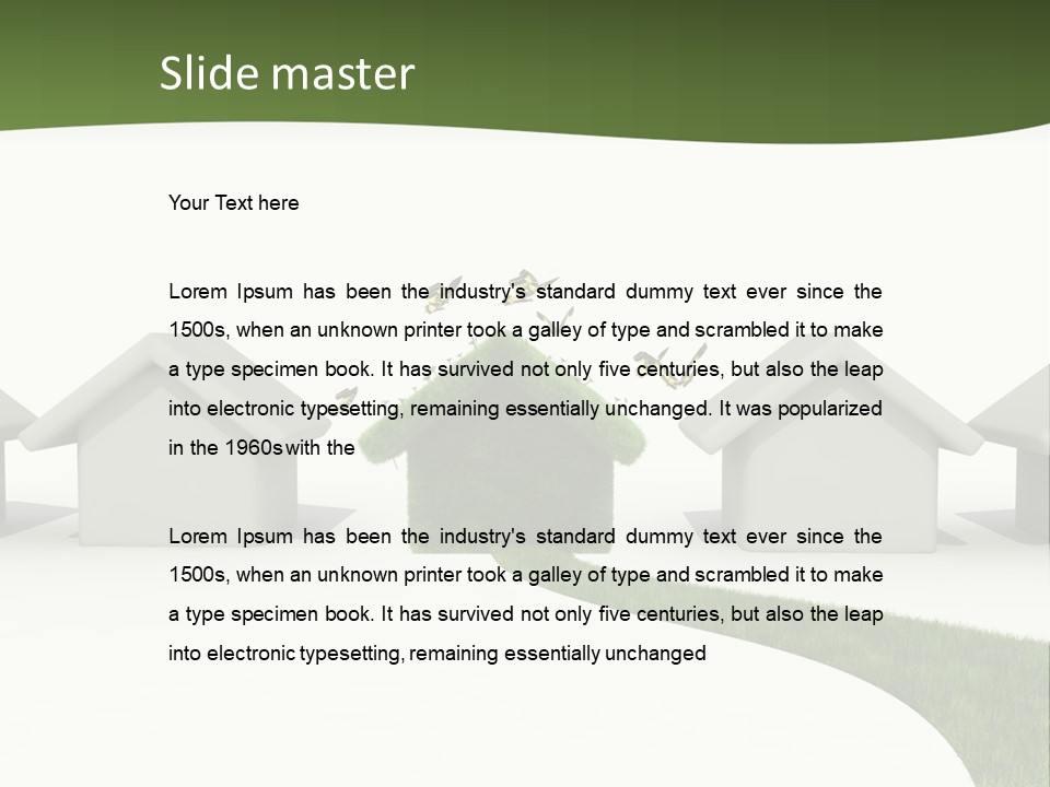 Clean House Ecosystem PowerPoint Template