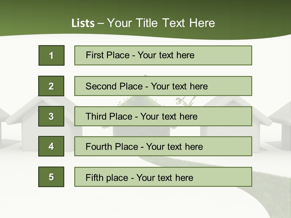 Clean House Ecosystem PowerPoint Template