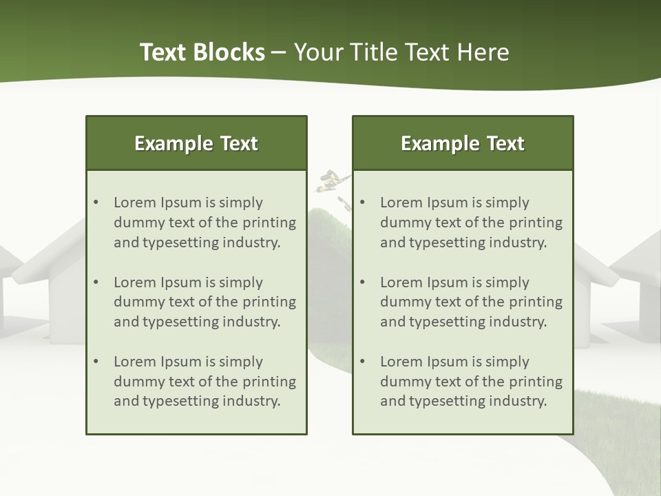 Clean House Ecosystem PowerPoint Template