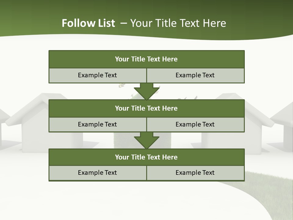 Clean House Ecosystem PowerPoint Template