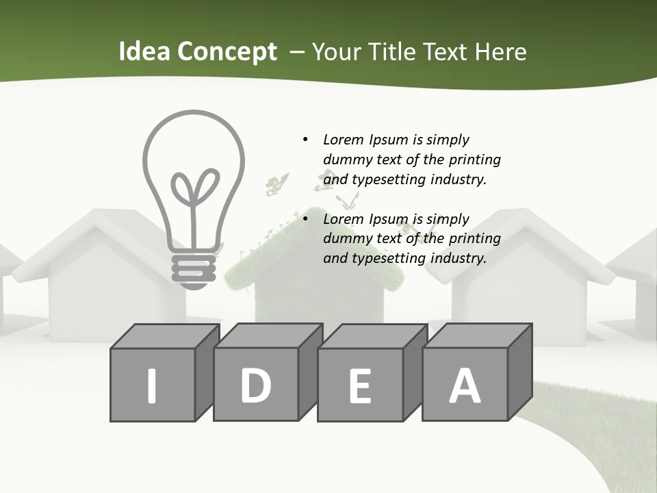 Clean House Ecosystem PowerPoint Template