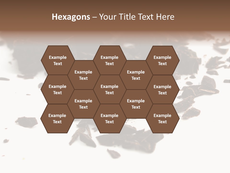 Broken Chocolate Gourmet PowerPoint Template