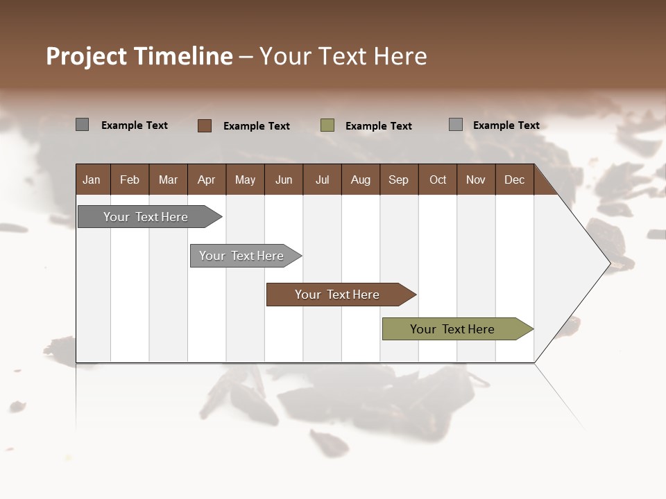 Broken Chocolate Gourmet PowerPoint Template