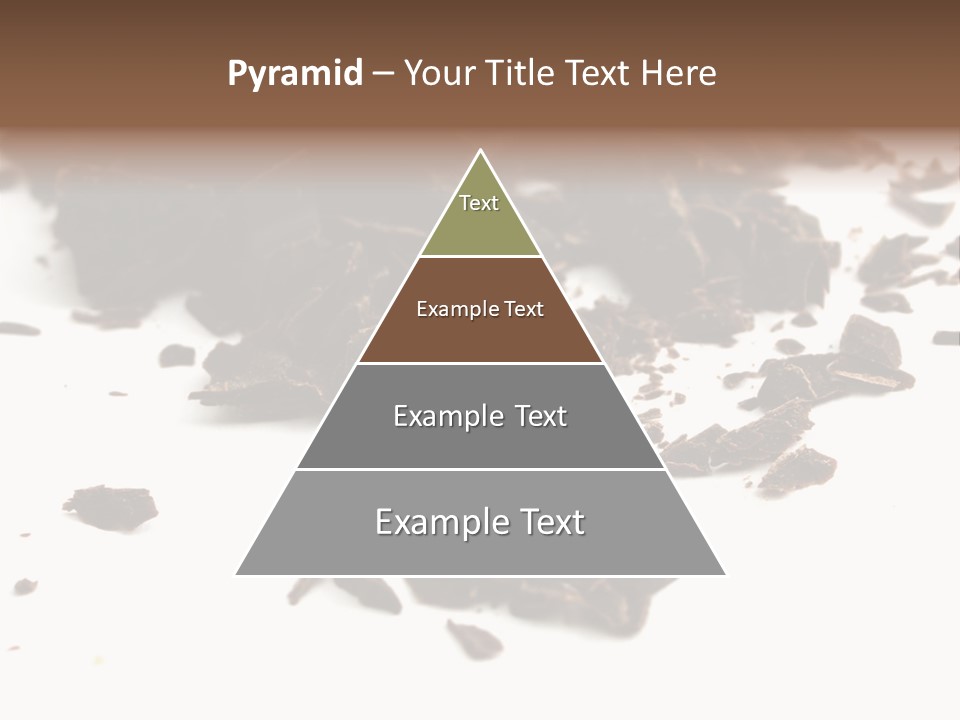 Broken Chocolate Gourmet PowerPoint Template