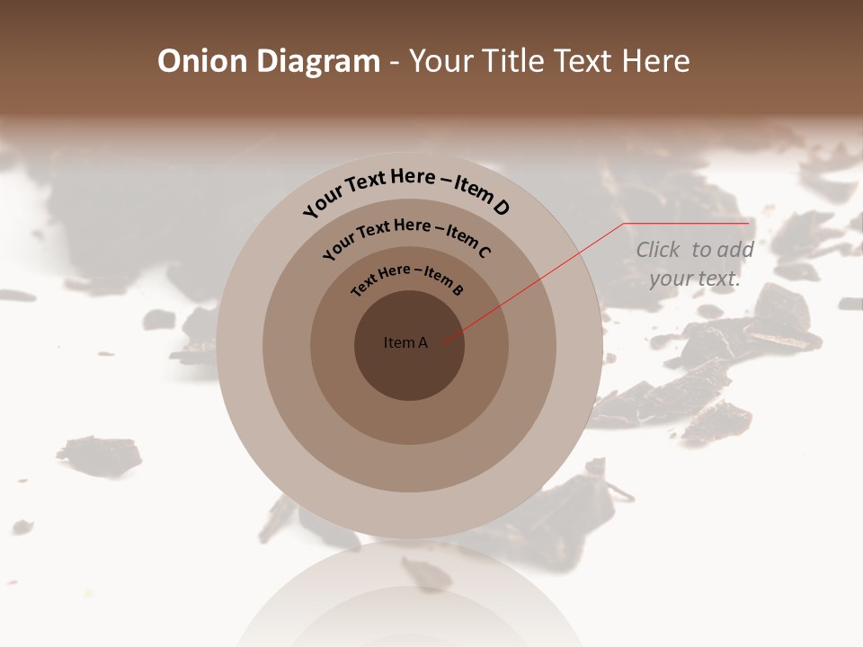 Broken Chocolate Gourmet PowerPoint Template