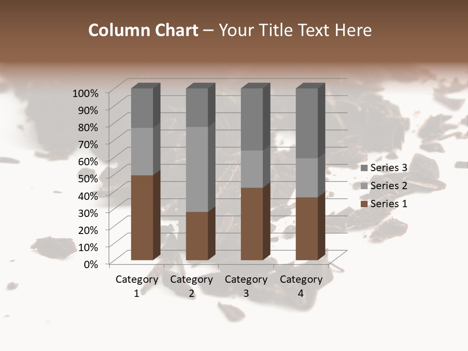 Broken Chocolate Gourmet PowerPoint Template