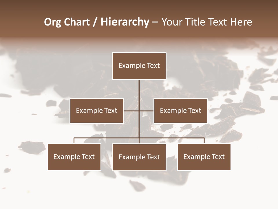 Broken Chocolate Gourmet PowerPoint Template