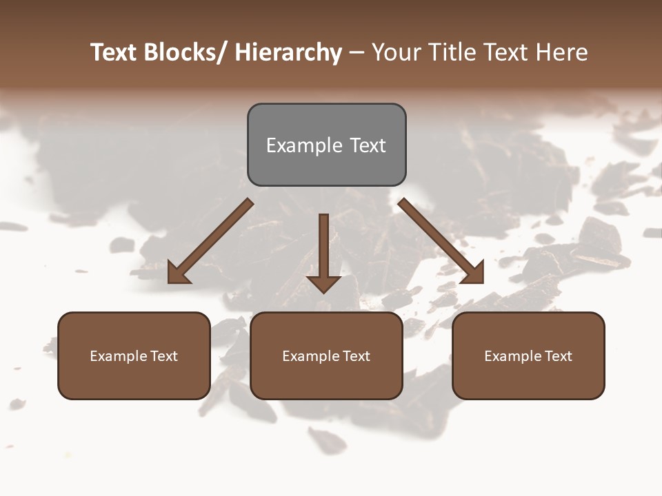 Broken Chocolate Gourmet PowerPoint Template