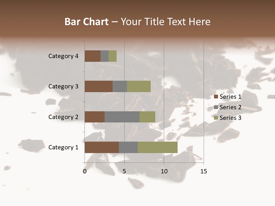 Broken Chocolate Gourmet PowerPoint Template