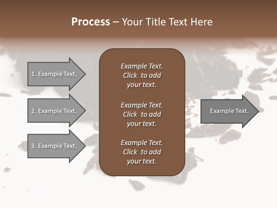 Broken Chocolate Gourmet PowerPoint Template