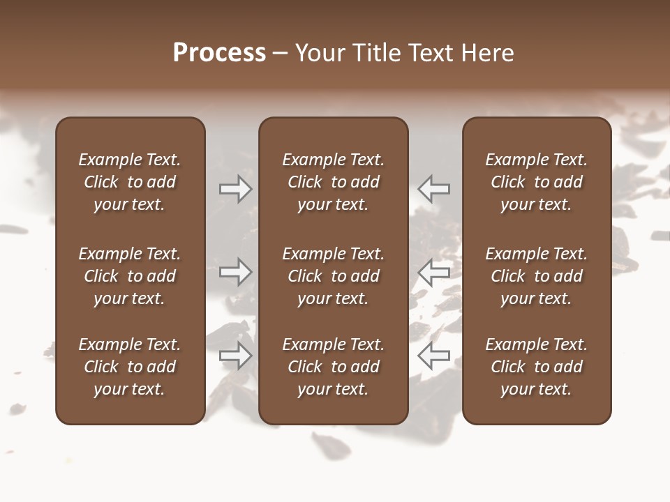 Broken Chocolate Gourmet PowerPoint Template
