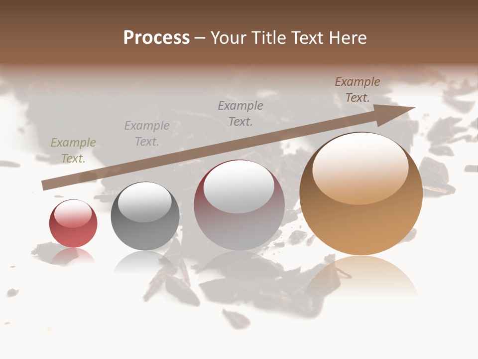 Broken Chocolate Gourmet PowerPoint Template