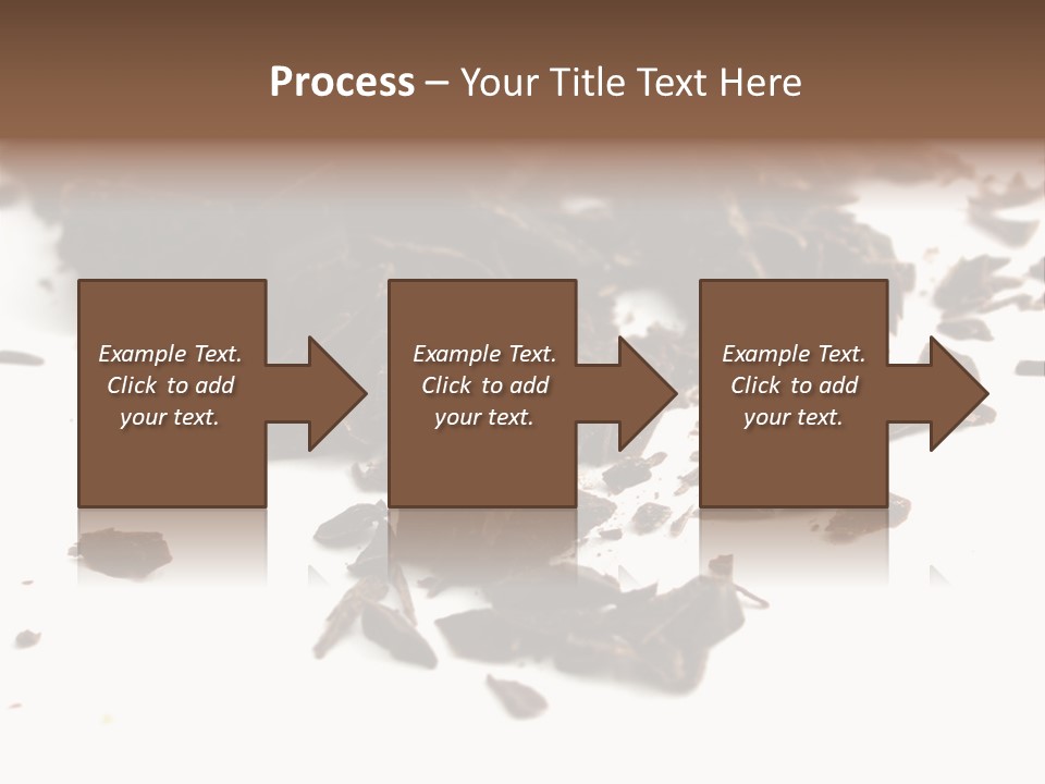 Broken Chocolate Gourmet PowerPoint Template