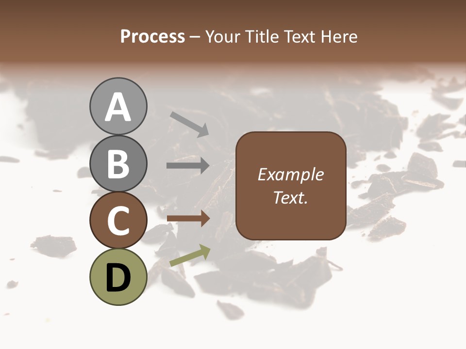 Broken Chocolate Gourmet PowerPoint Template