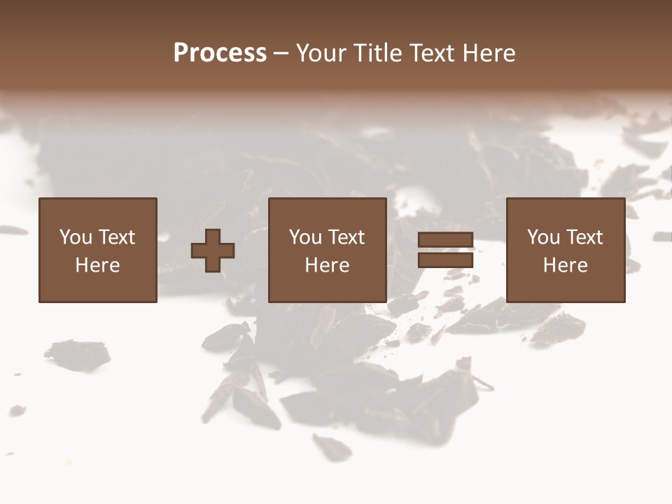 Broken Chocolate Gourmet PowerPoint Template