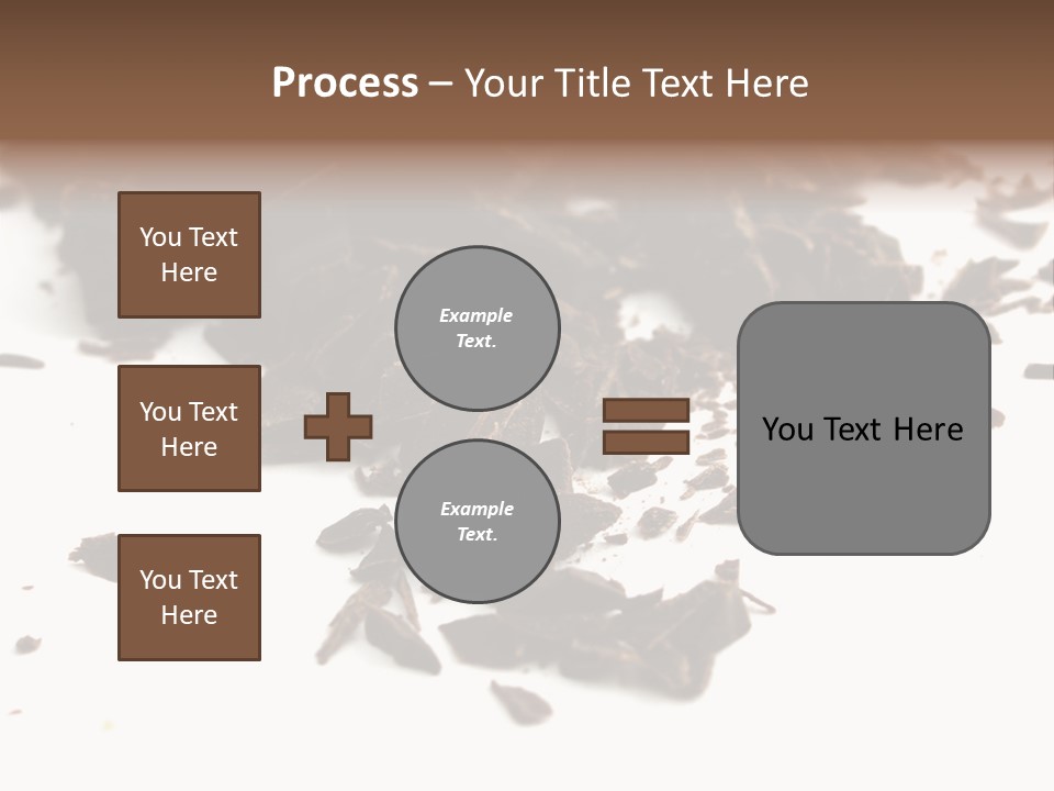Broken Chocolate Gourmet PowerPoint Template