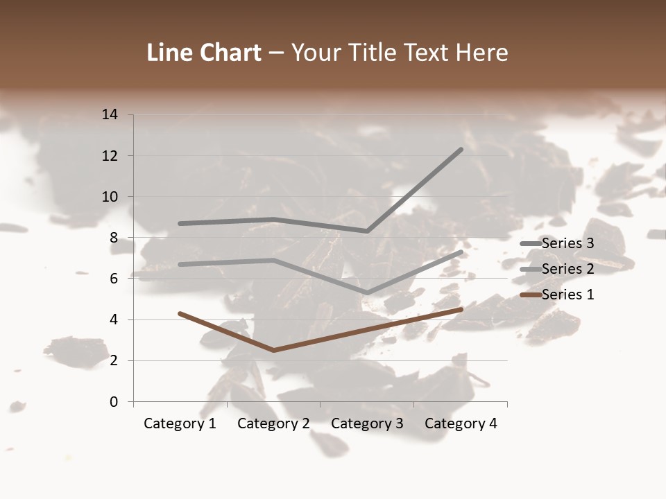 Broken Chocolate Gourmet PowerPoint Template