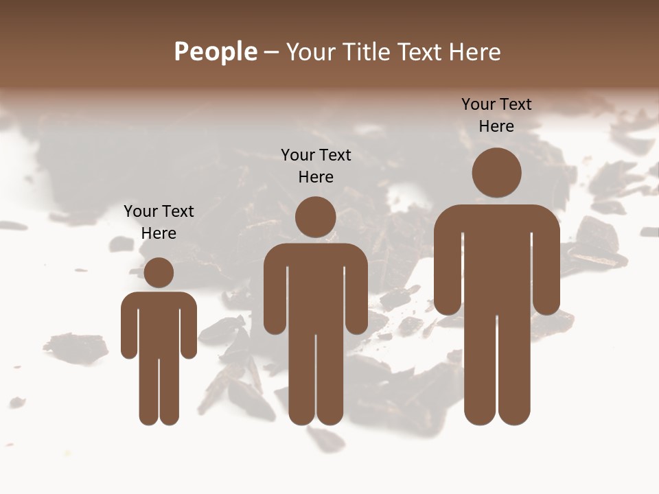 Broken Chocolate Gourmet PowerPoint Template