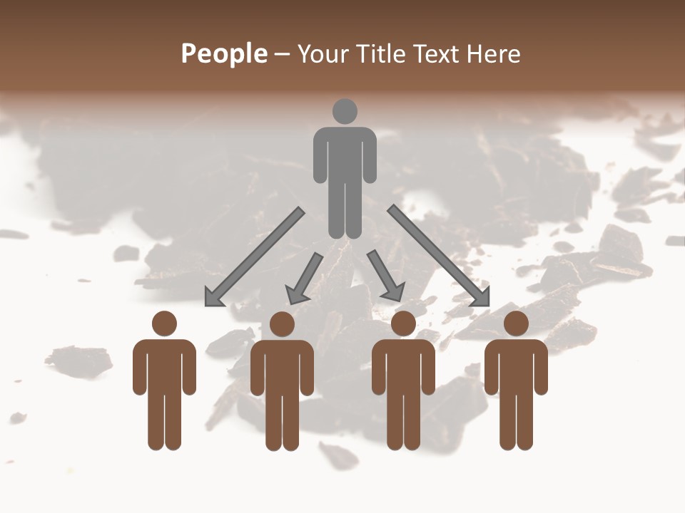 Broken Chocolate Gourmet PowerPoint Template