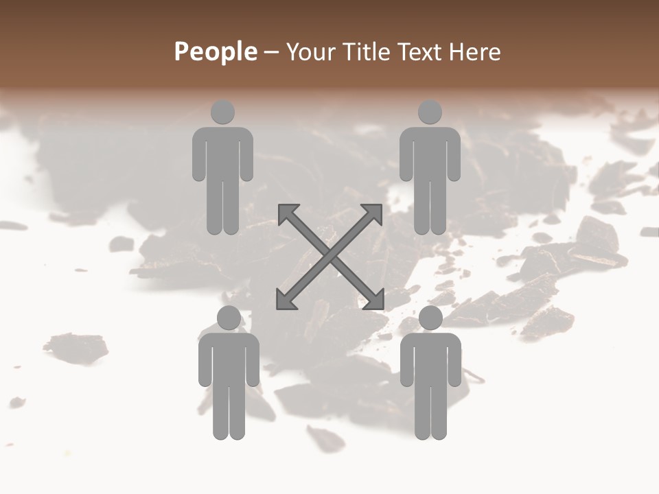 Broken Chocolate Gourmet PowerPoint Template