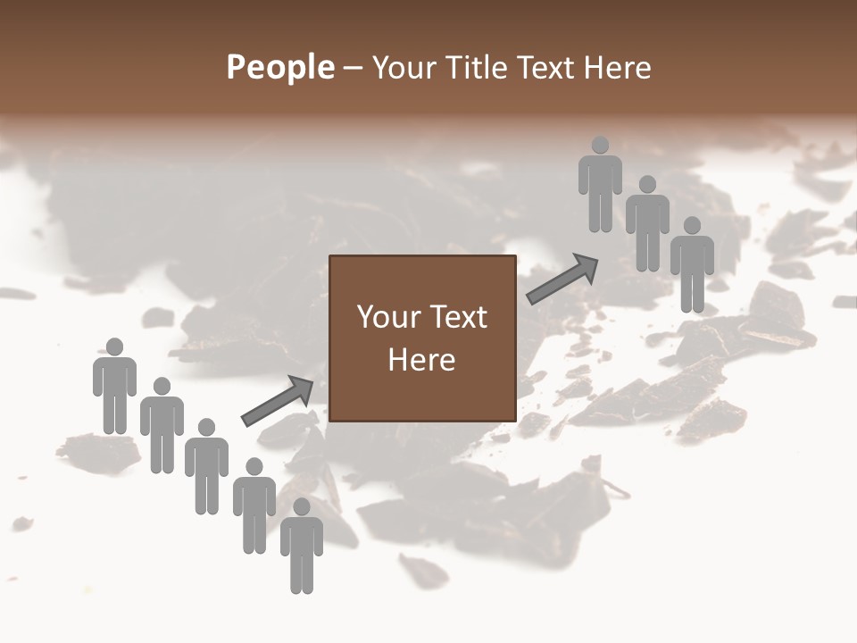 Broken Chocolate Gourmet PowerPoint Template