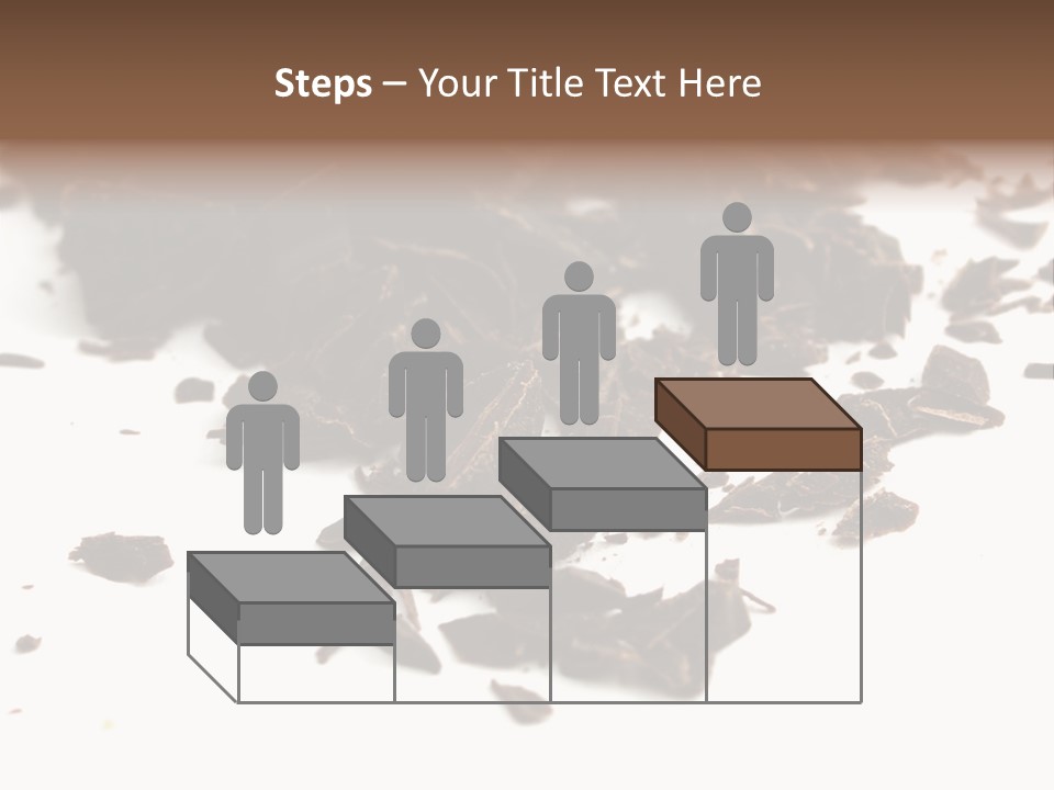 Broken Chocolate Gourmet PowerPoint Template