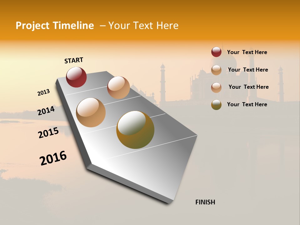 Mausoleum Famous Islamic PowerPoint Template