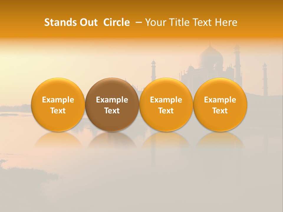Mausoleum Famous Islamic PowerPoint Template