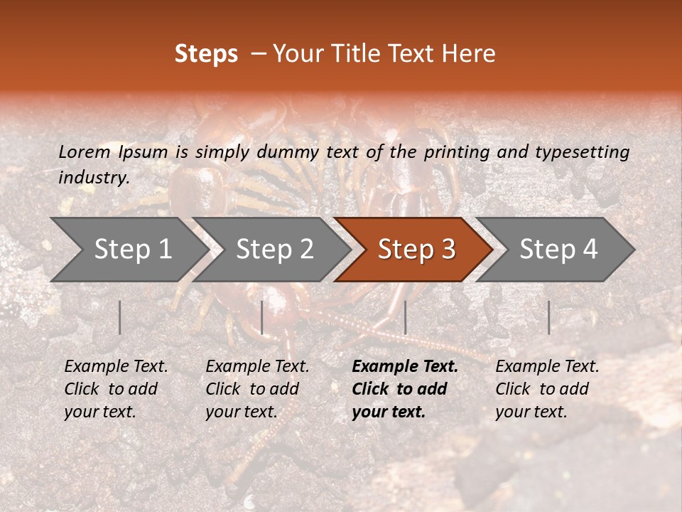 Centipede Arthropod Wildlife PowerPoint Template