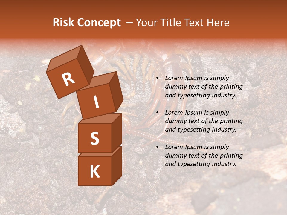 Centipede Arthropod Wildlife PowerPoint Template