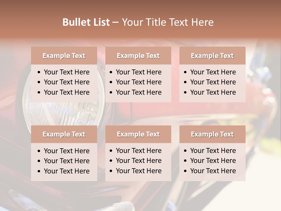 Auto Front Style PowerPoint Template