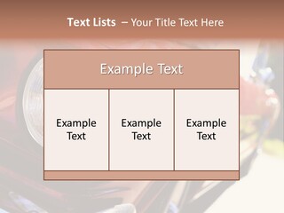Auto Front Style PowerPoint Template