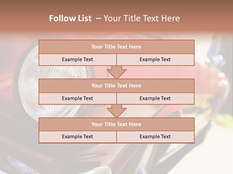 Auto Front Style PowerPoint Template