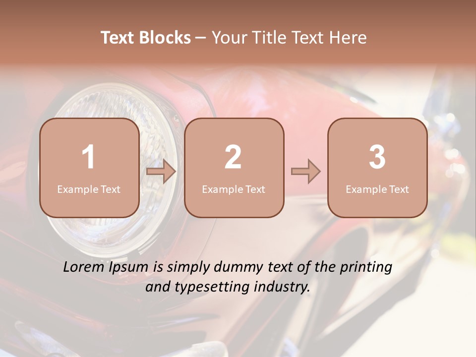 Auto Front Style PowerPoint Template