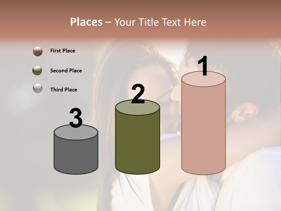 Staring Romance Person PowerPoint Template