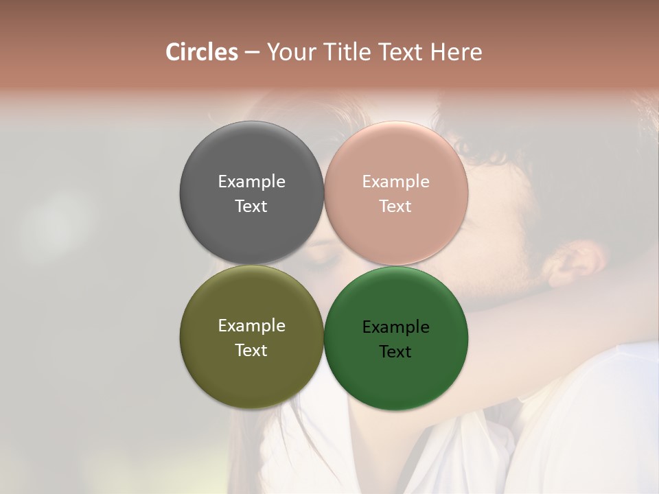 Staring Romance Person PowerPoint Template