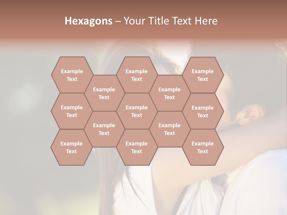 Staring Romance Person PowerPoint Template